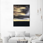 Golden Dawn -Purple by Alyson Mccrink on GIANT ART - beige abstract horizon