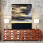Golden Dawn -Purple by Alyson Mccrink on GIANT ART - beige abstract horizon