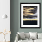 Golden Dawn -Purple by Alyson Mccrink on GIANT ART - beige abstract horizon