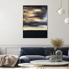 Golden Dawn -Purple by Alyson Mccrink on GIANT ART - beige abstract horizon