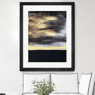 Golden Dawn -Purple by Alyson Mccrink on GIANT ART - beige abstract horizon