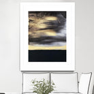 Golden Dawn -Purple by Alyson Mccrink on GIANT ART - beige abstract horizon