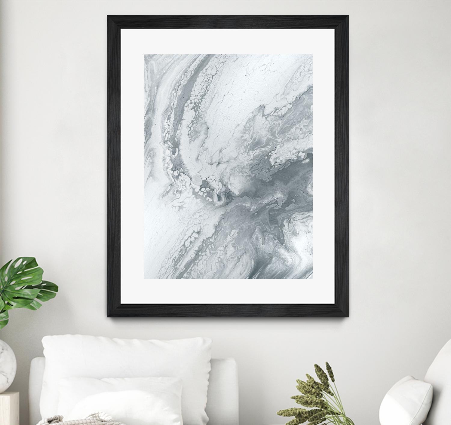 Magnetic by Alyson Mccrink on GIANT ART - grey black & white ton sur ton