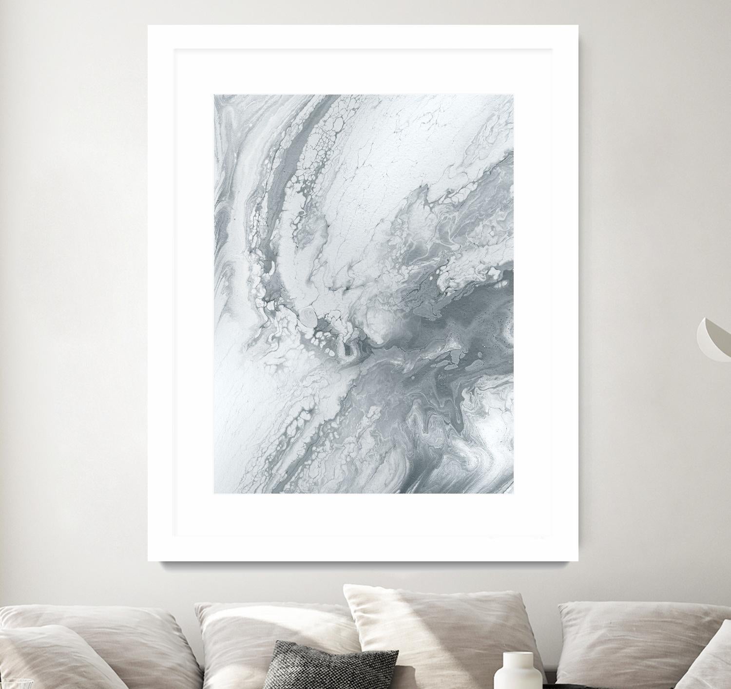 Magnetic by Alyson Mccrink on GIANT ART - grey black & white ton sur ton