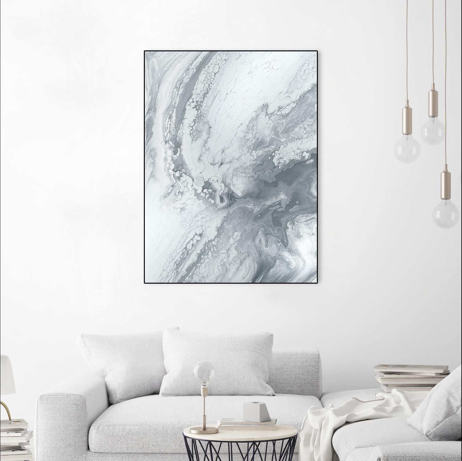 Magnetic by Alyson Mccrink on GIANT ART - grey abstract ton sur ton