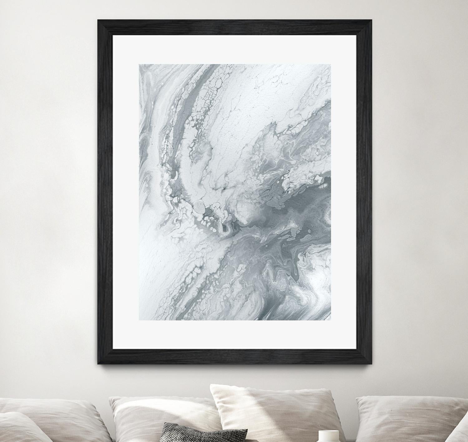 Magnetic by Alyson Mccrink on GIANT ART - grey black & white ton sur ton