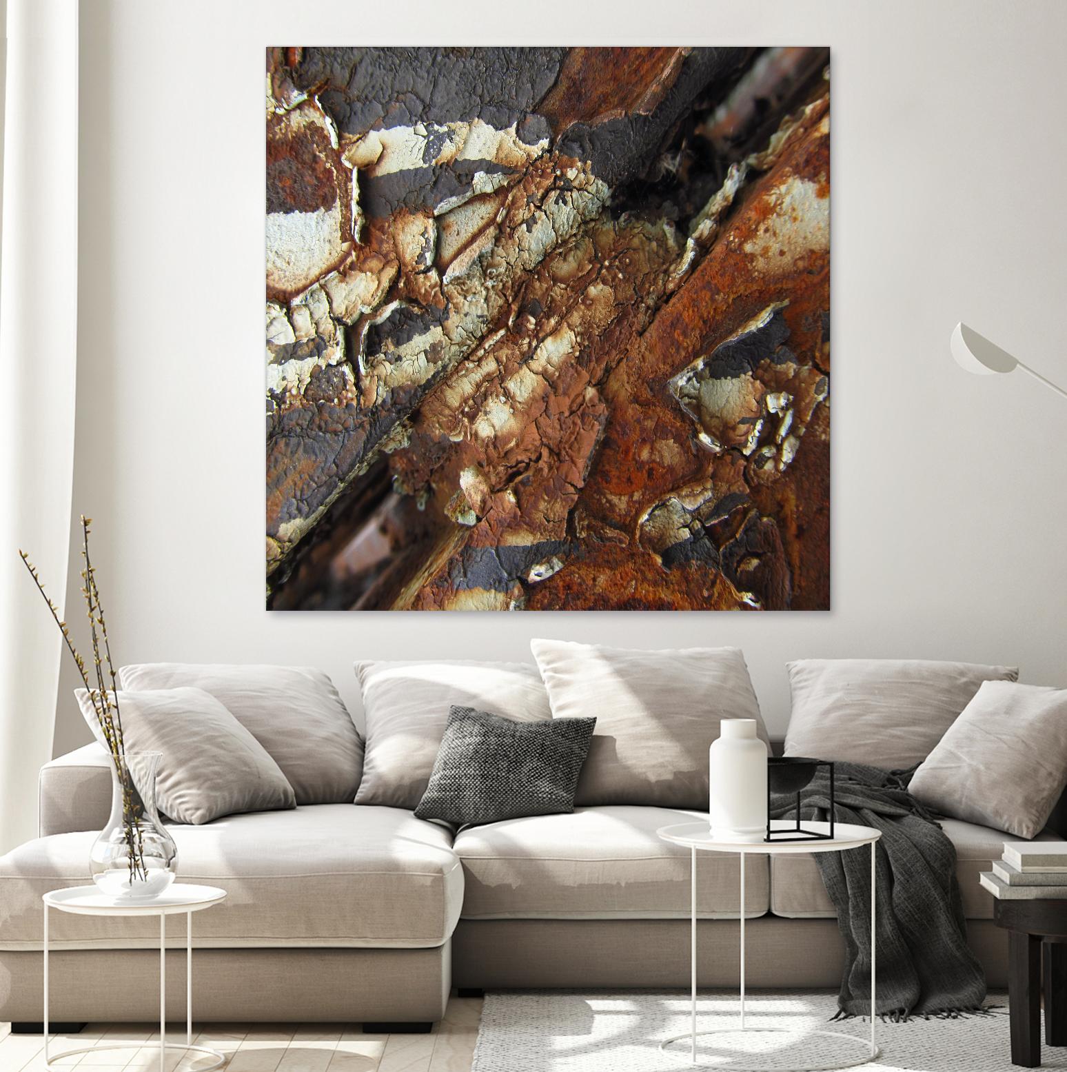 Rusty Panel by Jean-François Dupuis on GIANT ART - orange abstract rust