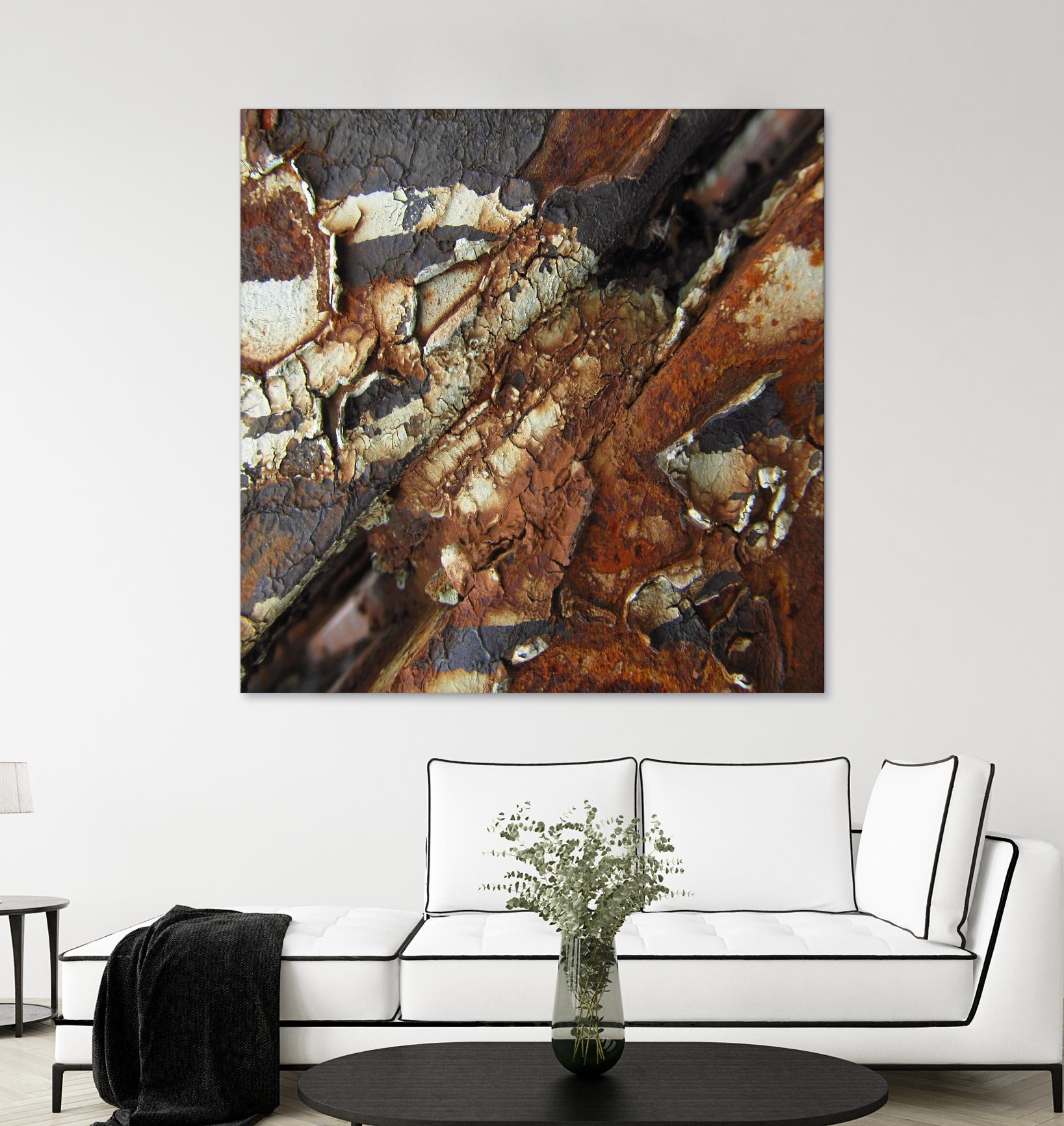 Rusty Panel by Jean-François Dupuis on GIANT ART - orange abstract rust