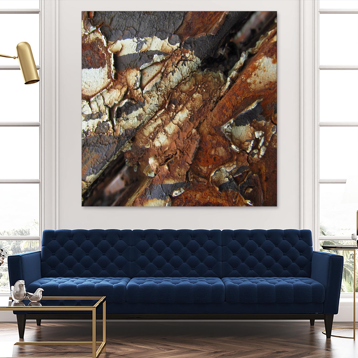 Rusty Panel by Jean-François Dupuis on GIANT ART - orange abstract rust