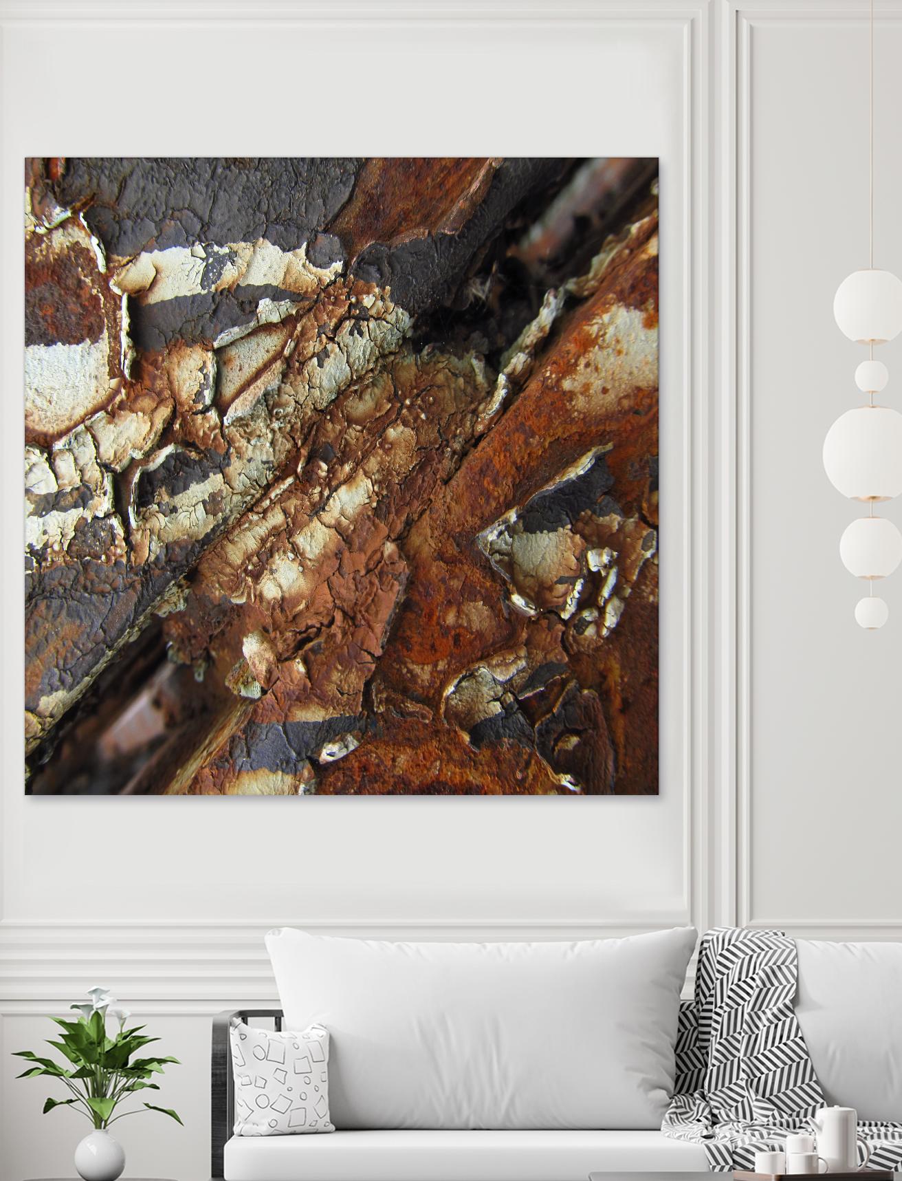 Rusty Panel by Jean-François Dupuis on GIANT ART - orange abstract rust