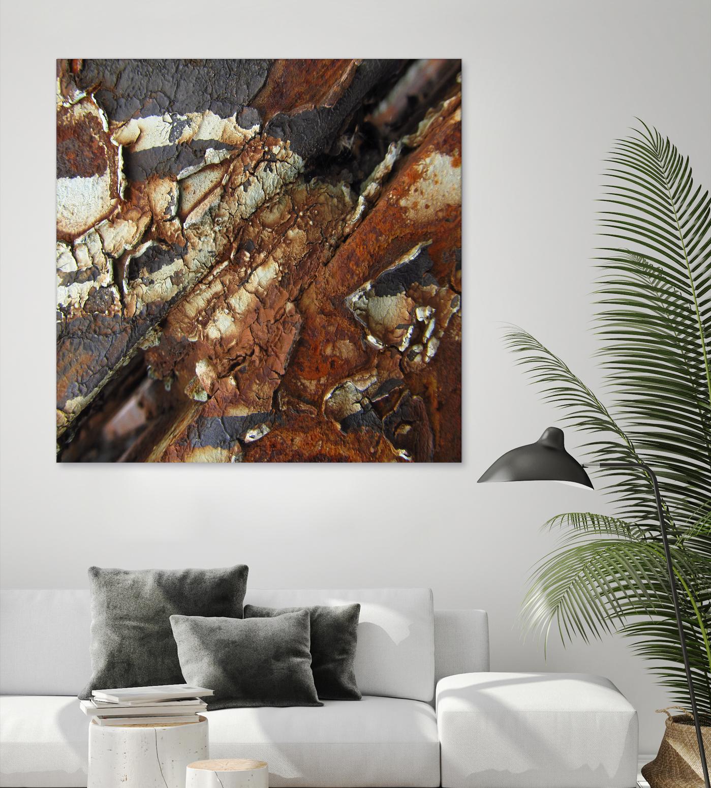 Rusty Panel by Jean-François Dupuis on GIANT ART - orange abstract rust