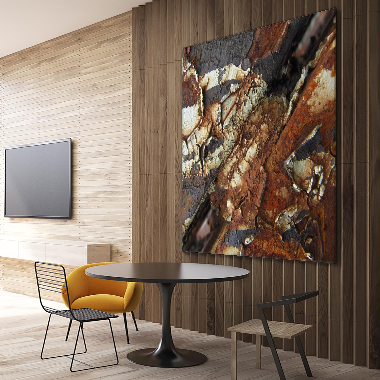 Rusty Panel by Jean-François Dupuis on GIANT ART - orange abstract rust