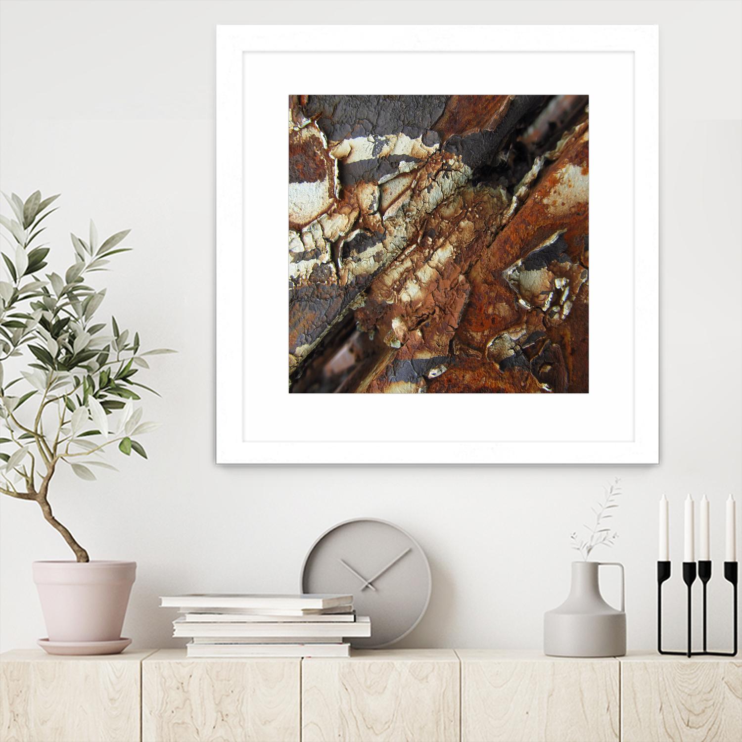 Rusty Panel by Jean-François Dupuis on GIANT ART - orange abstract rust