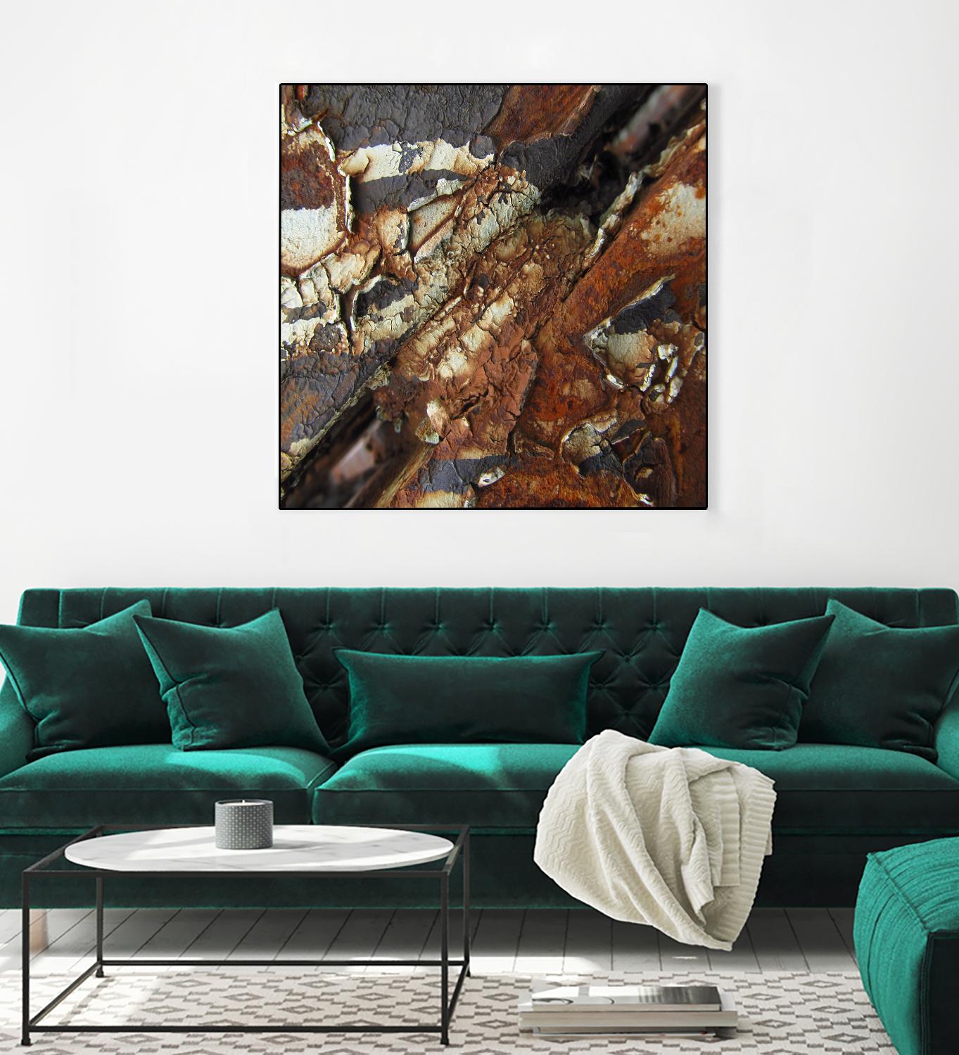 Rusty Panel by Jean-François Dupuis on GIANT ART - orange abstract rust