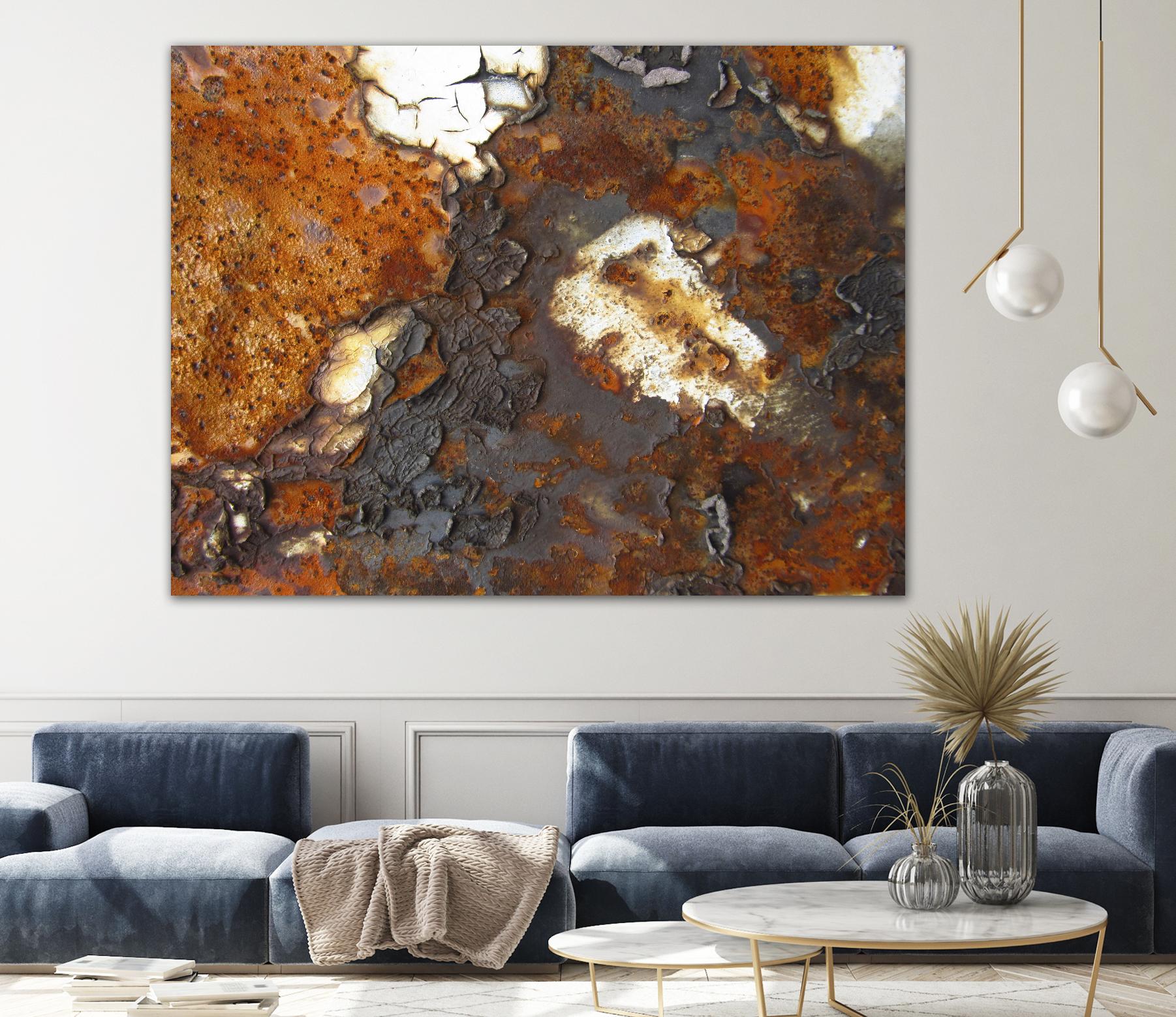 Rusty Panel by Jean-François Dupuis on GIANT ART - orange abstract artiste québécois