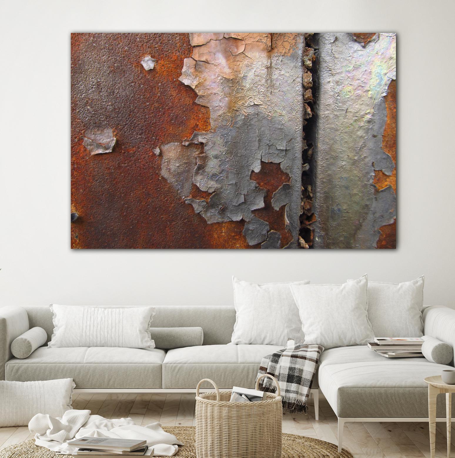 Rusty Panel by Jean-François Dupuis on GIANT ART - orange abstract artiste québécois