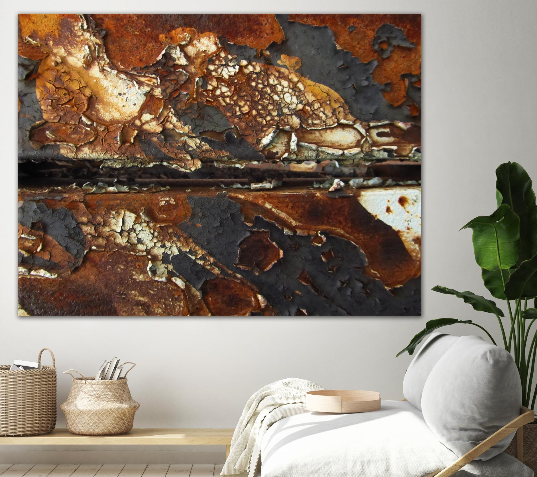 Rusty Panel by Jean-François Dupuis on GIANT ART - orange abstract rust