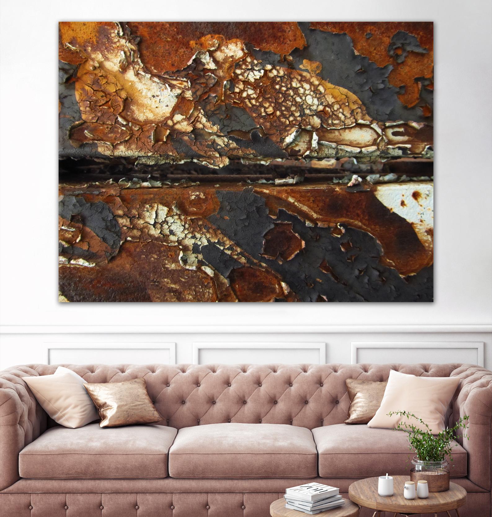 Rusty Panel by Jean-François Dupuis on GIANT ART - orange abstract rust