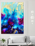 Al Magisti by Alyson Mccrink on GIANT ART - blue abstract