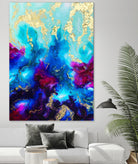 Al Magisti by Alyson Mccrink on GIANT ART - blue abstract