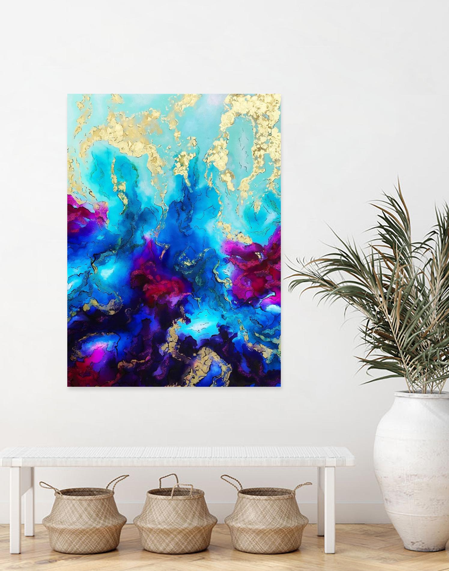 Al Magisti by Alyson Mccrink on GIANT ART - gold abstract abstract
