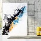 Wish Come True by Alyson Mccrink on GIANT ART - blue abstract linéaire