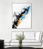 Wish Come True by Alyson Mccrink on GIANT ART - blue abstract linéaire