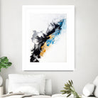 Wish Come True by Alyson Mccrink on GIANT ART - blue abstract linéaire