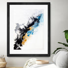 Wish Come True by Alyson Mccrink on GIANT ART - blue abstract linéaire