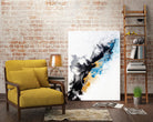 Wish Come True by Alyson Mccrink on GIANT ART - blue abstract linéaire