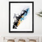 Wish Come True by Alyson Mccrink on GIANT ART - blue abstract linéaire