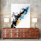 Wish Come True by Alyson Mccrink on GIANT ART - blue abstract linéaire
