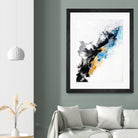 Wish Come True by Alyson Mccrink on GIANT ART - blue abstract linéaire