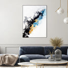 Wish Come True by Alyson Mccrink on GIANT ART - blue abstract linéaire