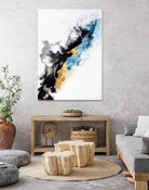 Wish Come True by Alyson Mccrink on GIANT ART - blue abstract linéaire