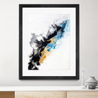 Wish Come True by Alyson Mccrink on GIANT ART - blue abstract linéaire