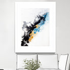 Wish Come True by Alyson Mccrink on GIANT ART - blue abstract linéaire