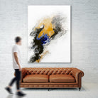 Riverbed by Alyson Mccrink on GIANT ART - yellow abstract