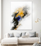 Riverbed by Alyson Mccrink on GIANT ART - yellow abstract