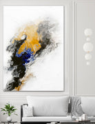 Riverbed by Alyson Mccrink on GIANT ART - yellow abstract