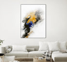 Riverbed by Alyson Mccrink on GIANT ART - yellow abstract