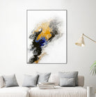 Riverbed by Alyson Mccrink on GIANT ART - yellow abstract