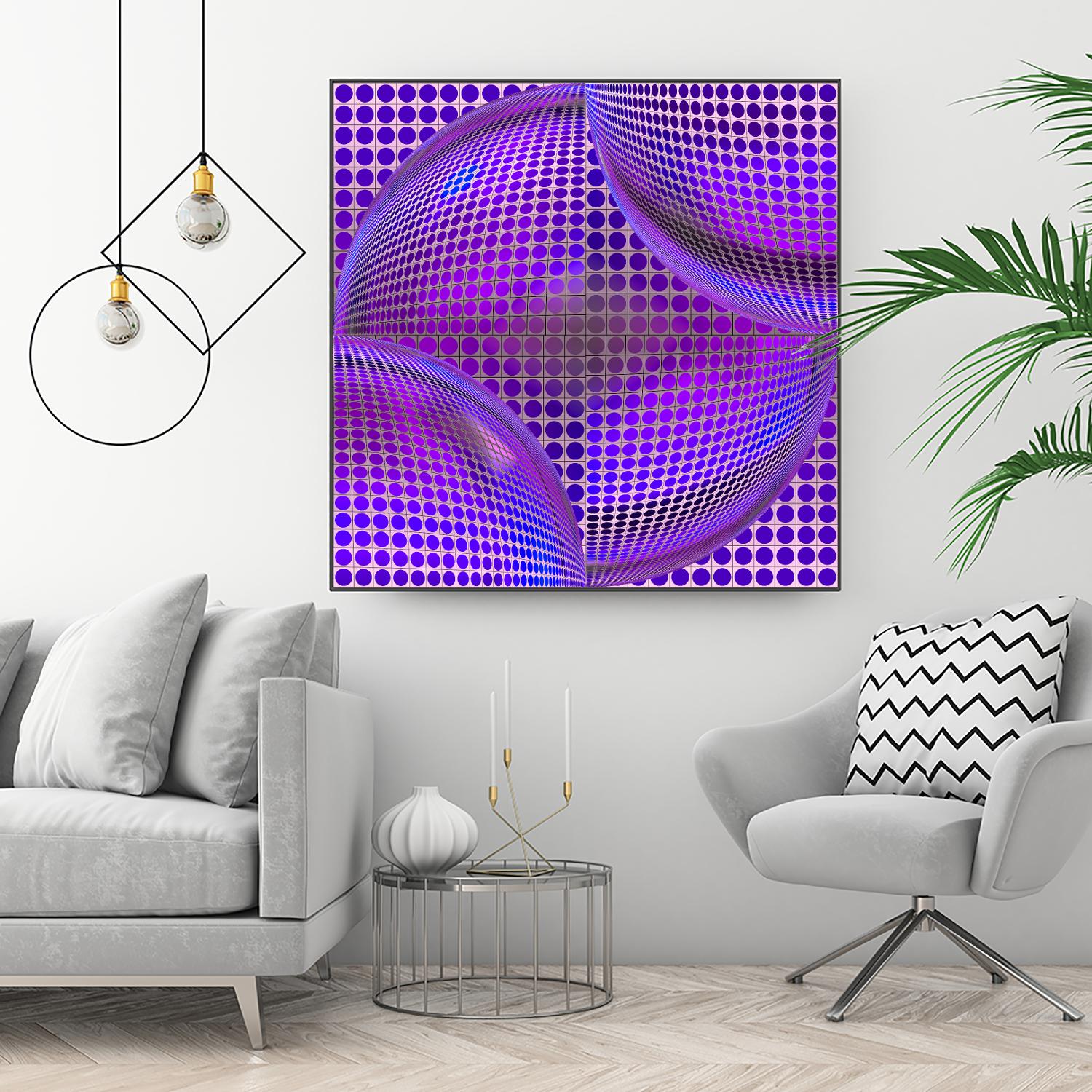 Motown II by Jefd on GIANT ART - blue digital 1960