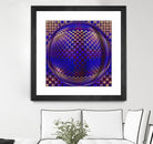 Motown III by Jefd on GIANT ART - blue digital round