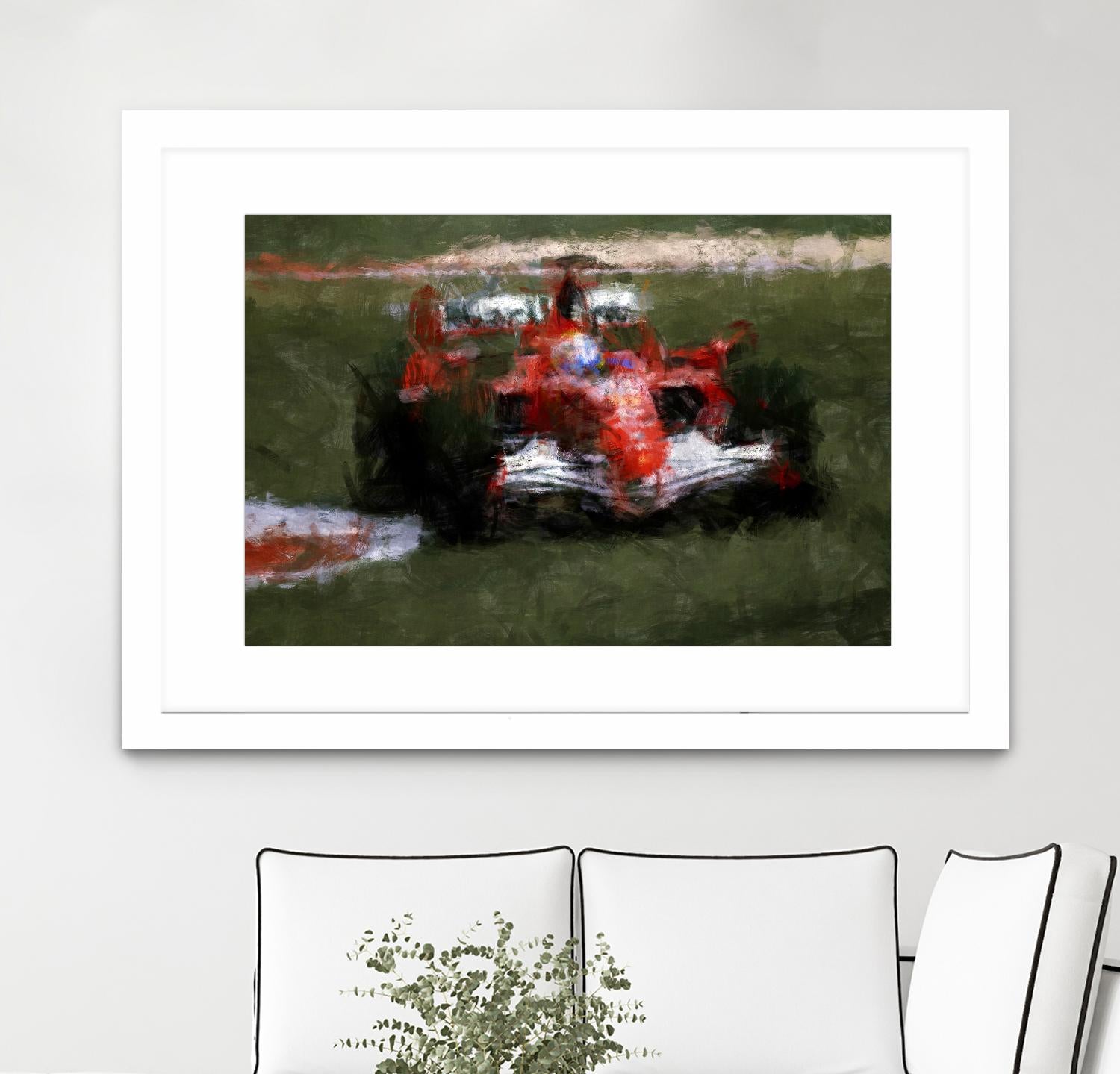 Formula 1 - II by Jean-François Dupuis on GIANT ART - red transportation automobile