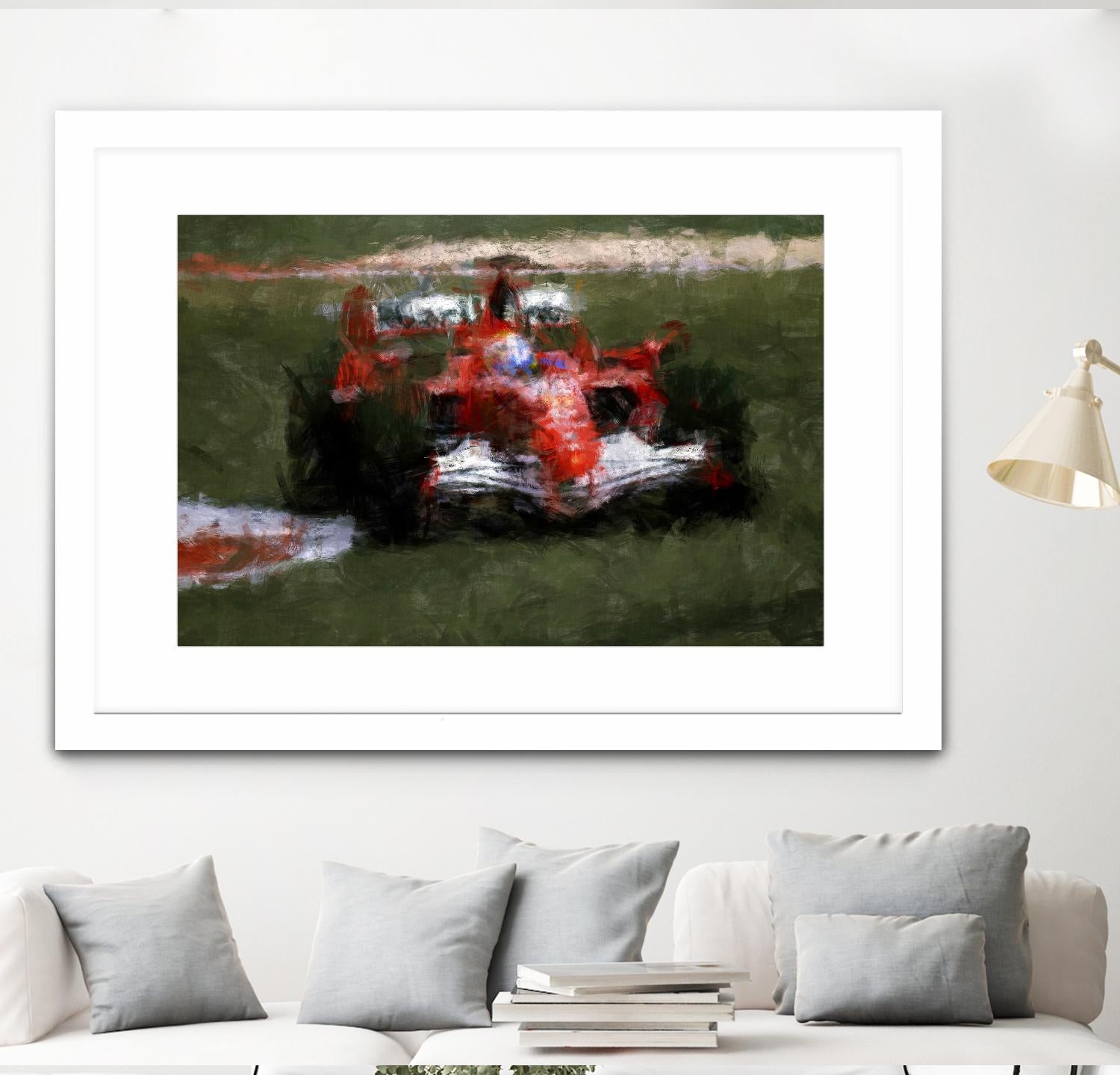 Formula 1 - II by Jean-François Dupuis on GIANT ART - red transportation automobile