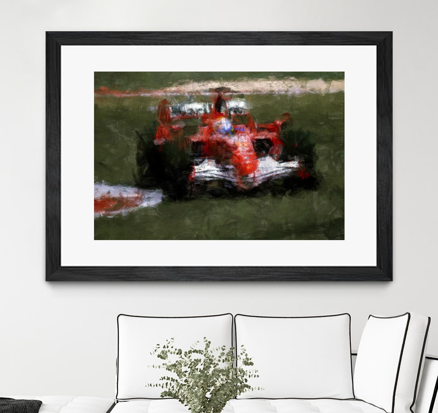 Formula 1 - II by Jean-François Dupuis on GIANT ART - red transportation automobile