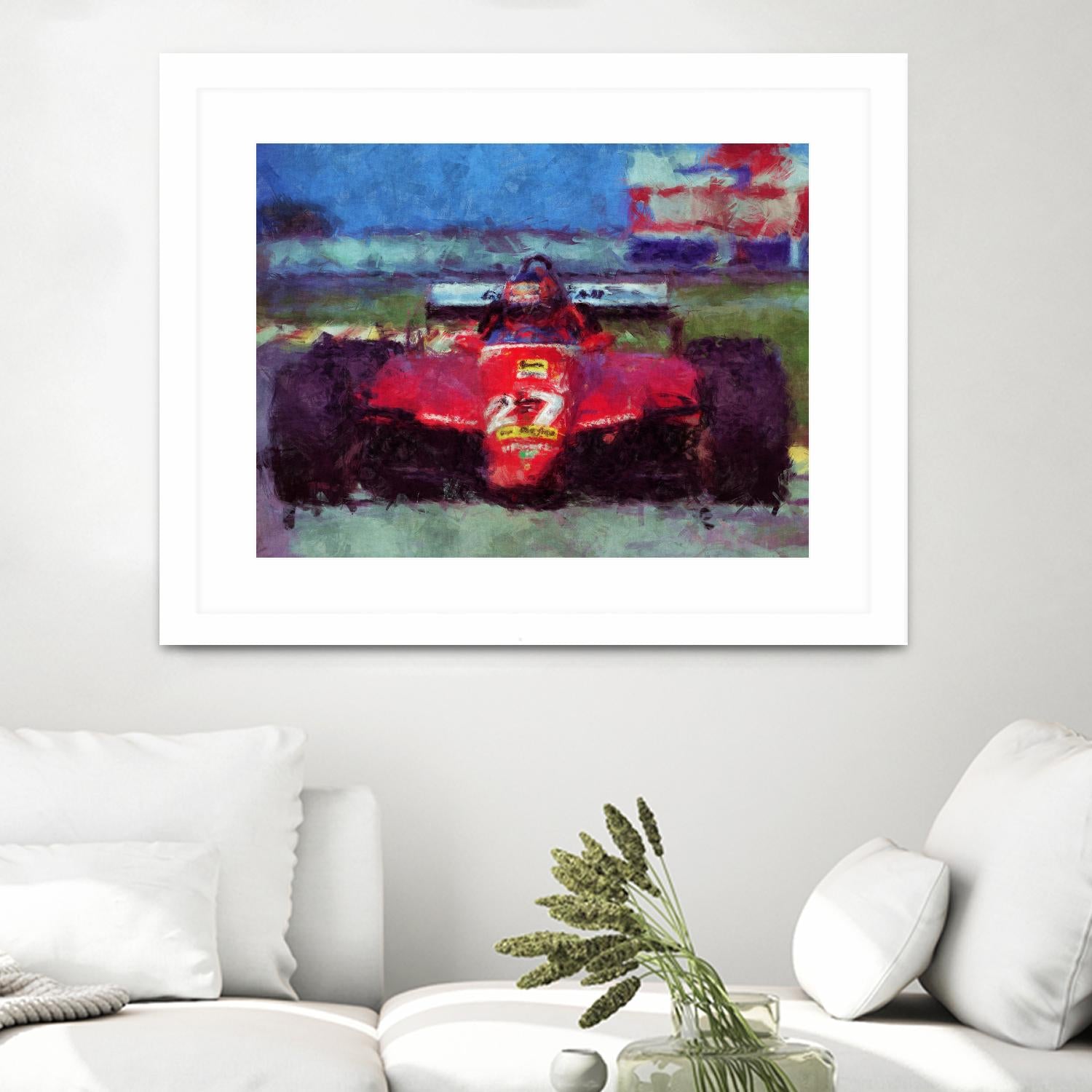 Formula 1 - IV by Jean-François Dupuis on GIANT ART - red transportation automobile