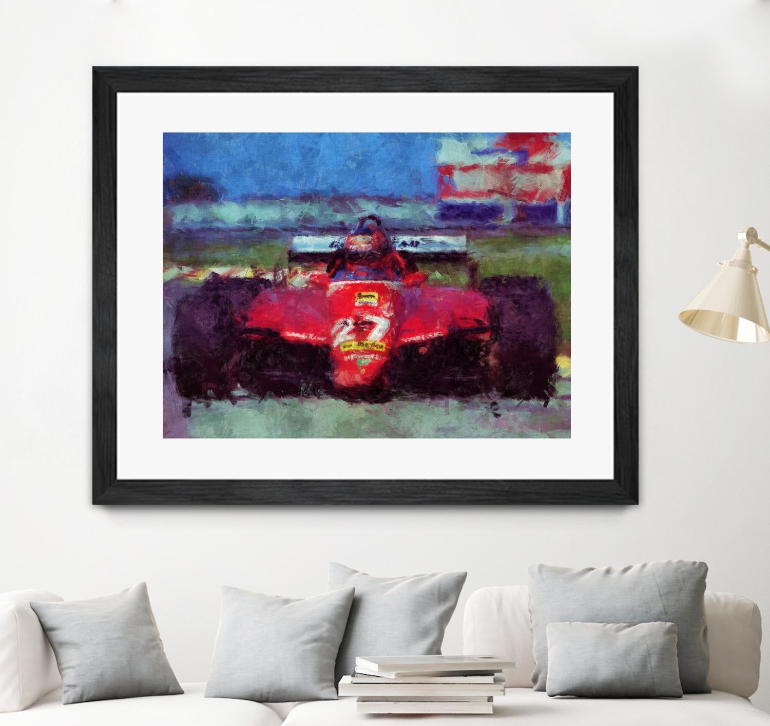 Formula 1 - IV by Jean-François Dupuis on GIANT ART - red transportation automobile