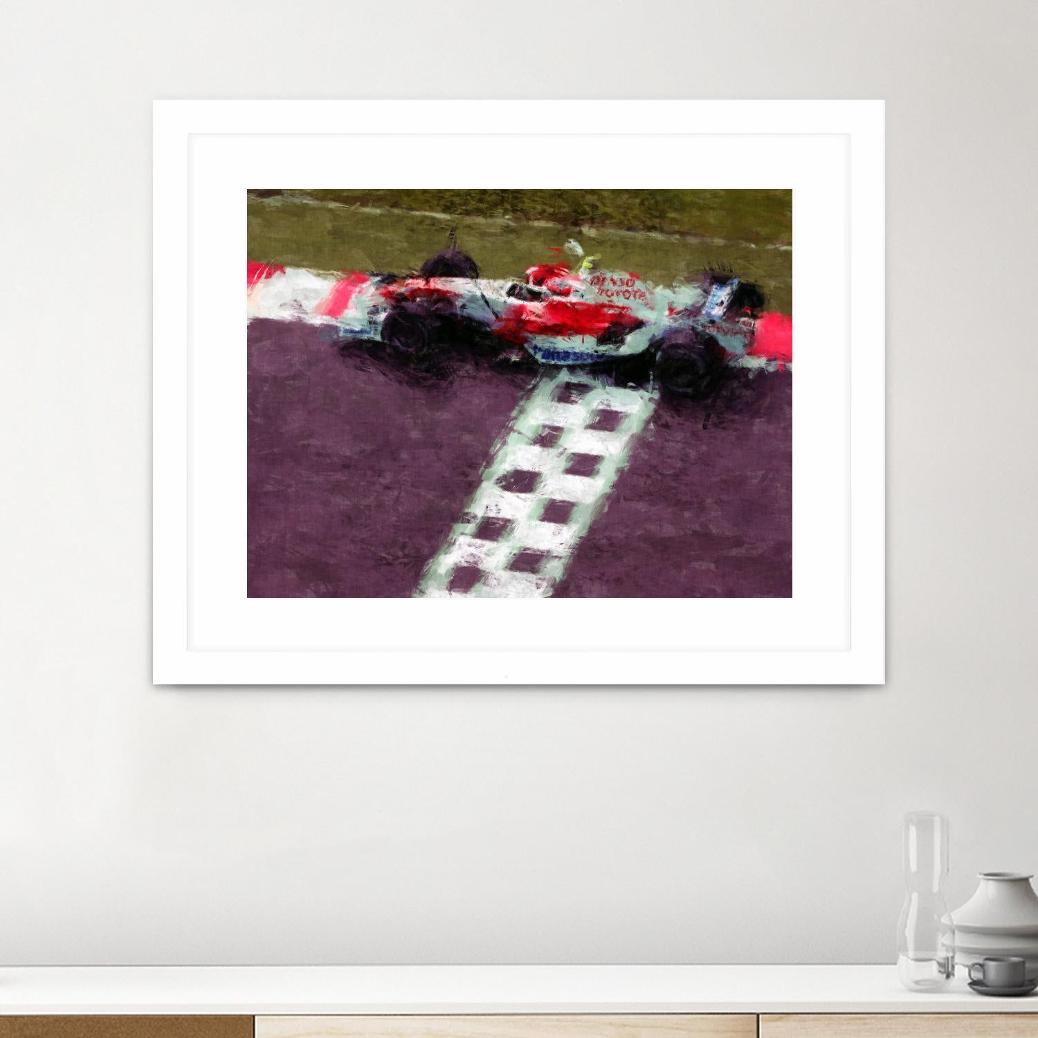 Formula 1 - VI by Jean-François Dupuis on GIANT ART - red transportation automobile